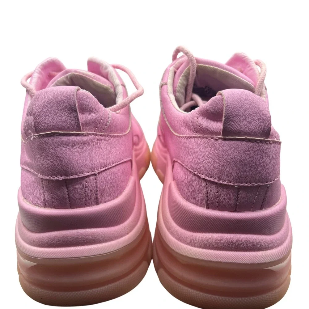 Steve‎ Madden BOLT Pink Platform Chunky Sneakers Women's Size 9.5M